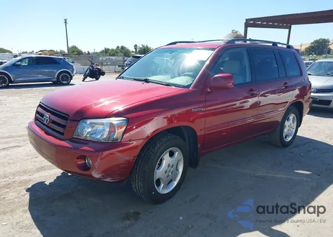 2005 Toyota Highlander Limited V6 из США, поврежденный, VIN JTEEP21A250070607
